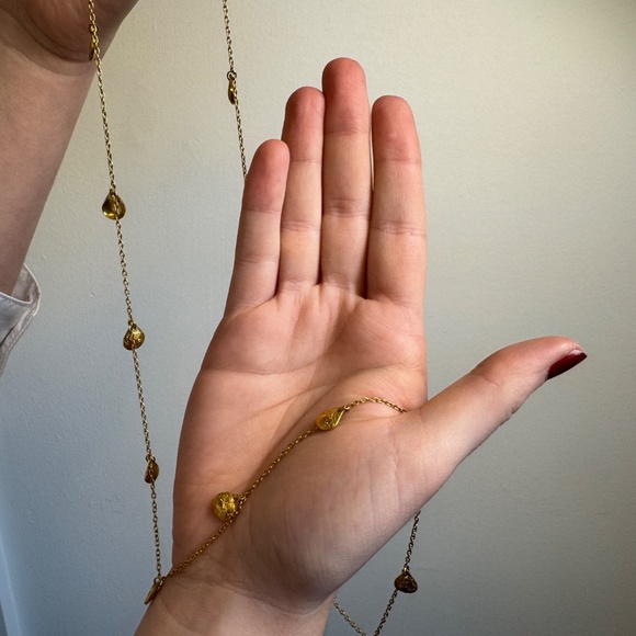 Stella & Dot Gold Charm Necklace - Picture 4 of 5